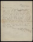 Letter from Colonel D. K. McRae to Captain Thomas Sparrow